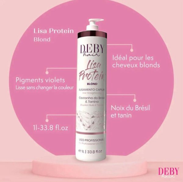 Lissage tanin Lisa Protein Blond Deby Hair 1 L